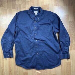 LL Bean Men XL Trim Fit Wrinkle Resistance Shirt Button up Long Sleeve Keenebuck